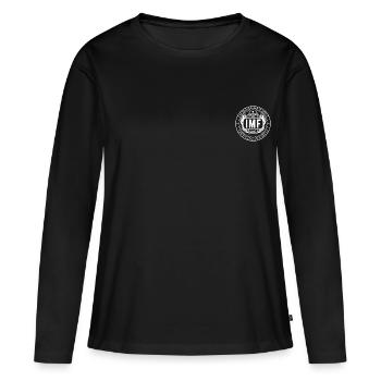 Mission Impossible Dead Reckoning IMF-Logo - Frauen Premium Bio Langarmshirt - Schwarz - Vorne - Julia (174cm)