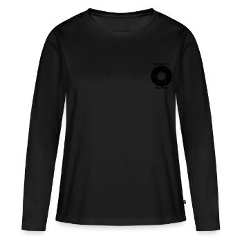 Photo lens - Women's Premium Organic Long Sleeve Shirt - black - Front - Julia (174cm)