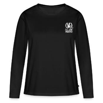 Star Trek Discovery Vulcains petit - T-shirt manches longues Premium bio Femme - noir - Devant - Julia (174cm)