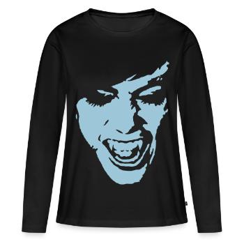 Vampire hug - Frauen Premium Bio Langarmshirt - Schwarz - Vorne - Julia (174cm)
