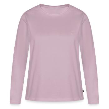 Heart - Frauen Premium Bio Langarmshirt - Altrosa - Vorne - Julia (174cm)