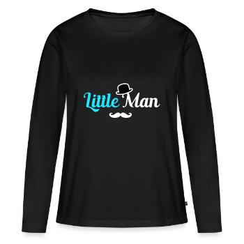 bébé - T-shirt manches longues Premium bio Femme - noir - Devant - Julia (174cm)