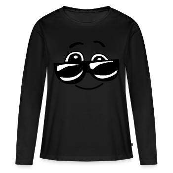 bande dessinée - T-shirt manches longues Premium bio Femme - noir - Devant - Julia (174cm)