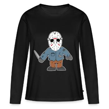 Films d'horreur Films | Film thriller cadeau peur - T-shirt manches longues Premium bio Femme - noir - Devant - Julia (174cm)