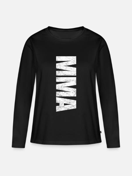 Mixed Martial Arts - Frauen Premium Bio Langarmshirt - Schwarz