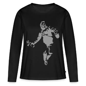 Demonstration revolution - Women's Premium Organic Long Sleeve Shirt - black - Front - Julia (174cm)