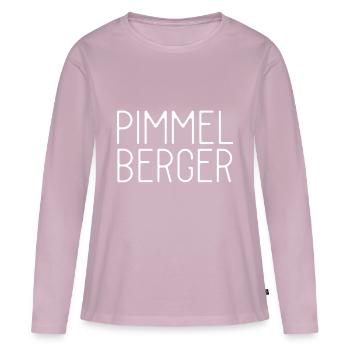 Pimmelberger - Women's Premium Organic Long Sleeve Shirt - dusky pink - Front - Julia (174cm)