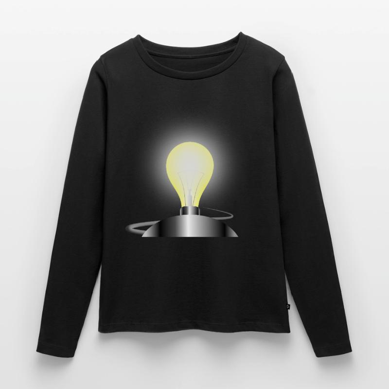 Light bulb socket Women's Premium Organic Long Sleeve Shirt