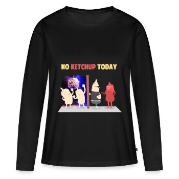 Cadeau de musique discothèque fête mayon - T-shirt manches longues Premium bio Femme - noir - Devant - Julia (174cm)