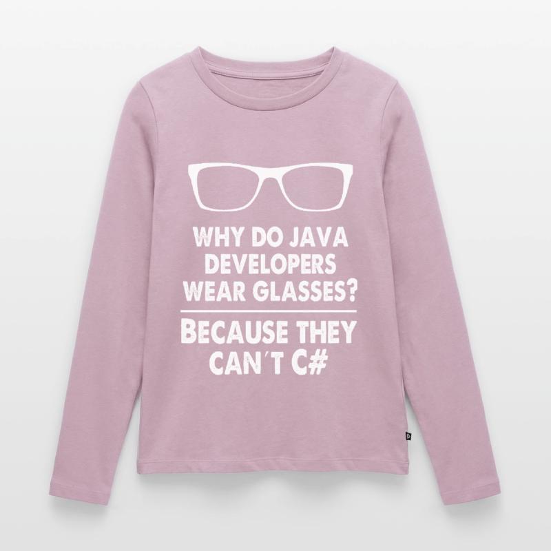 Developer Java Women's Premium Organic Long Sleeve Shirt