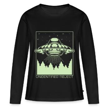 Alien - Frauen Premium Bio Langarmshirt - Schwarz - Vorne - Julia (174cm)