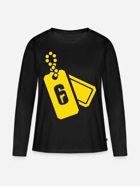Rainbow Six Sitz, Pro League, Renown Icon - Frauen Premium Bio Langarmshirt - Schwarz