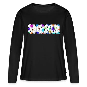 Smooth operator - Women's Premium Organic Long Sleeve Shirt - black - Front - Julia (174cm)