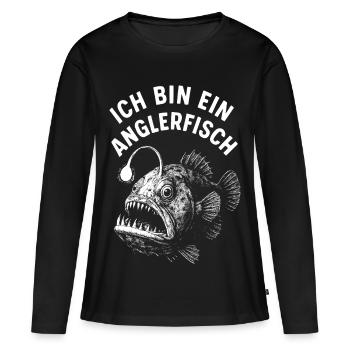 Fish Costume Frogfish Under Water Carnival - Women's Premium Organic Long Sleeve Shirt - black - Front - Julia (174cm)