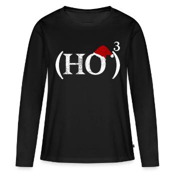 Christmas Math Funny - Women's Premium Organic Long Sleeve Shirt - black - Front - Julia (174cm)