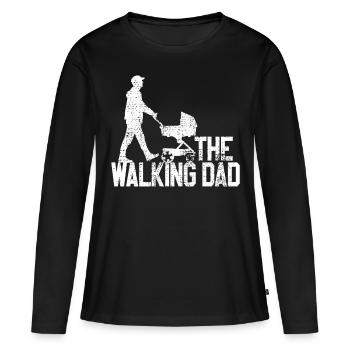 The Walking Dad - Women's Premium Organic Long Sleeve Shirt - black - Front - Julia (174cm)