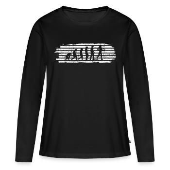 Marche nordique marche nordique - T-shirt manches longues Premium bio Femme - noir - Devant - Julia (174cm)