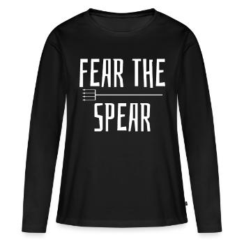 Chasse Sous-Marine Chasse Sous Marine - T-shirt manches longues Premium bio Femme - noir - Devant - Julia (174cm)