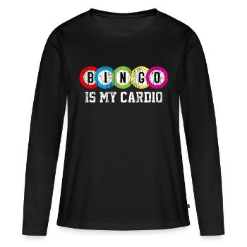 Bingo Bingo Balls Cardio Bingo - Women's Premium Organic Long Sleeve Shirt - black - Front - Julia (174cm)