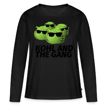 kohl and the gang - Frauen Premium Bio Langarmshirt - Schwarz - Vorne - Julia (174cm)
