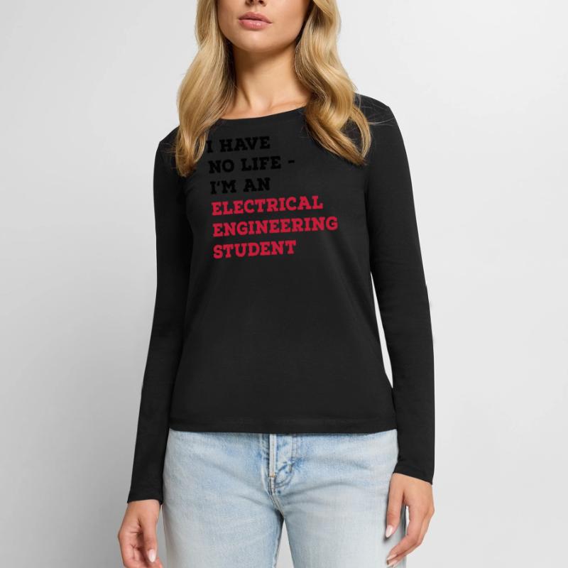 Electrical Engineering Studies Women's Premium Organic Long Sleeve Shirt
