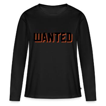 Wanted Red Dead Redemption - T-shirt manches longues Premium bio Femme - noir - Devant - Julia (174cm)