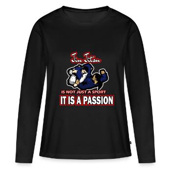 jiu jitsu - jiu-jitsu - Frauen Premium Bio Langarmshirt - Schwarz - Vorne - Julia (174cm)