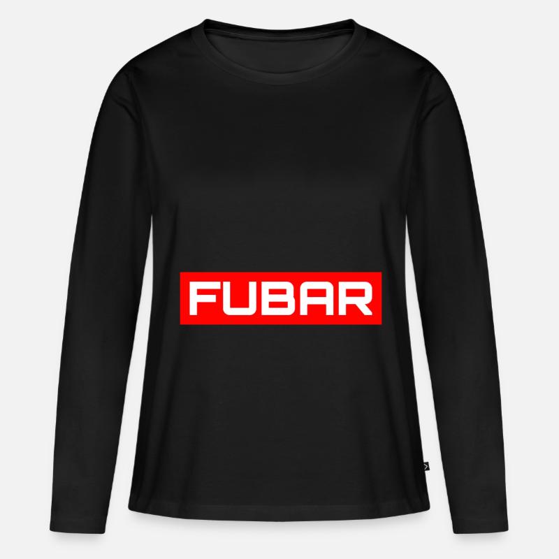 Fubar - Frauen Premium Bio Langarmshirt - Schwarz