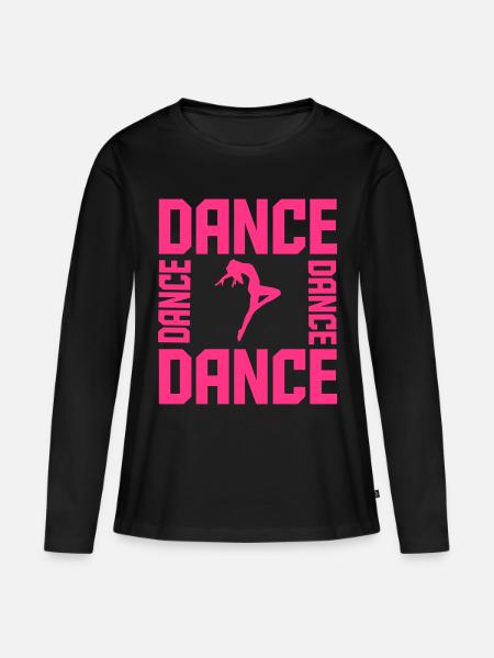Dance - Vrouwen Premium Bio shirt met lange mouwen - zwart