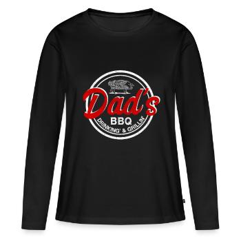 Pappas Barbecue Boire et refroidir - T-shirt manches longues Premium bio Femme - noir - Devant - Julia (174cm)