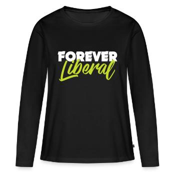 Liberal Gift Free Laws loose politics - Women's Premium Organic Long Sleeve Shirt - black - Front - Julia (174cm)