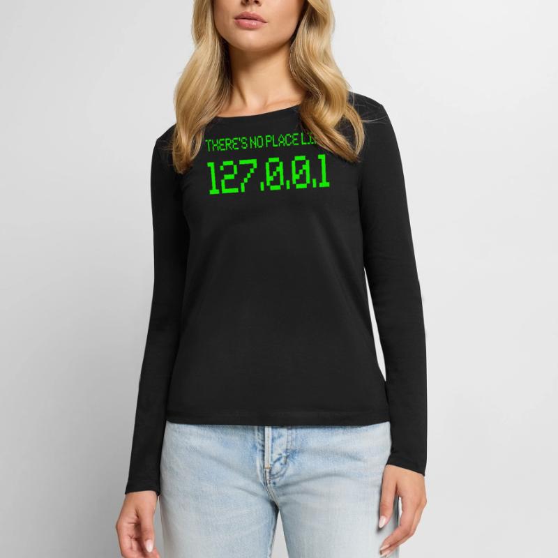 Computer IP Netzwerk Technik Frauen Premium Bio Langarmshirt