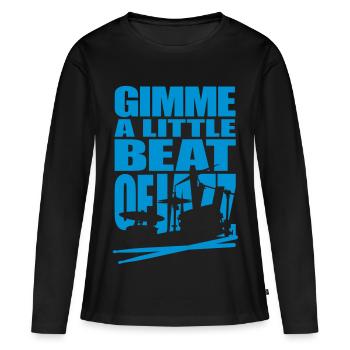 Jazz beat - Women's Premium Organic Long Sleeve Shirt - black - Front - Julia (174cm)