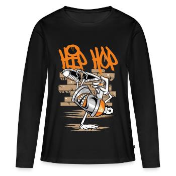 Breakdance B-Boy Streetdance Design Hip Hop Danse - T-shirt manches longues Premium bio Femme - noir - Devant - Julia (174cm)