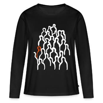 Protest - Women's Premium Organic Long Sleeve Shirt - black - Front - Julia (174cm)