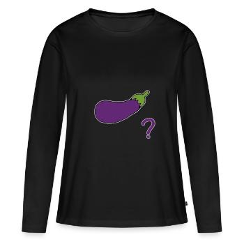 Avocat, Flirt, Ambigu - T-shirt manches longues Premium bio Femme - noir - Devant - Julia (174cm)