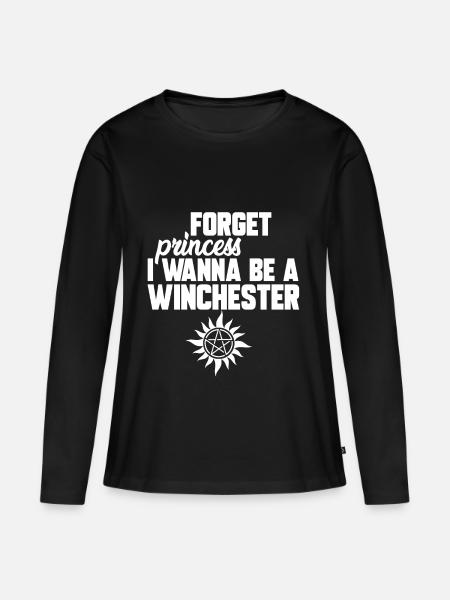 FORGET PRINCESS, GESCHENK - Frauen Premium Bio Langarmshirt - Schwarz