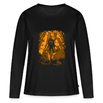 Plongée sous-marine plongée sous-marine plongée sous-marine - T-shirt manches longues Premium bio Femme - noir - Devant - Julia (174cm)