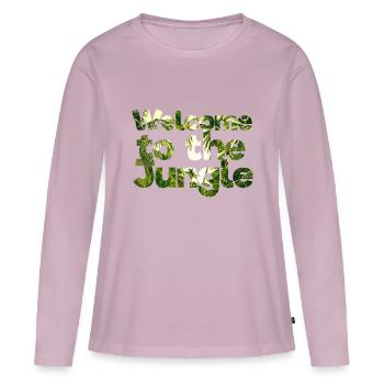 Jungle rainforest conservation amazon - Women's Premium Organic Long Sleeve Shirt - dusky pink - Front - Julia (174cm)