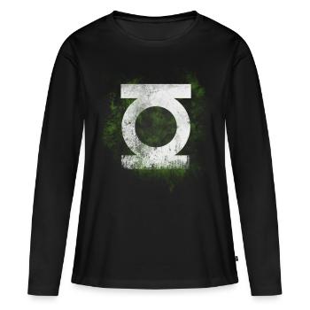 Vert - vert - T-shirt manches longues Premium bio Femme - noir - Devant - Julia (174cm)