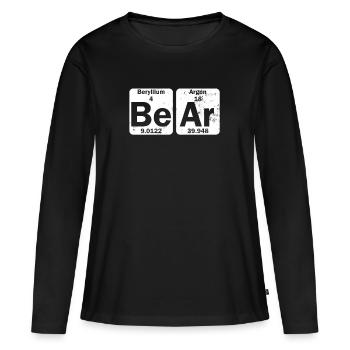 Gay Daddy Periodensystem Bär Geschenk - Frauen Premium Bio Langarmshirt - Schwarz - Vorne - Julia (174cm)