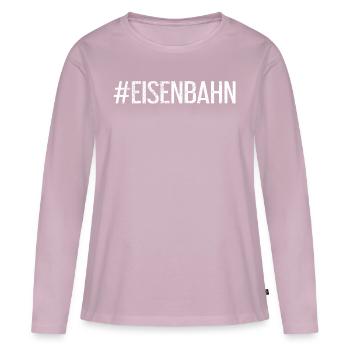 Eisenbahn - Frauen Premium Bio Langarmshirt - Altrosa - Vorne - Julia (174cm)
