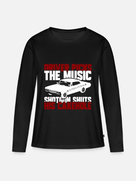 DRIVER, GESCHENK - Frauen Premium Bio Langarmshirt - Schwarz