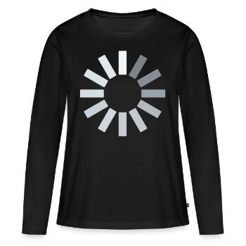 loading - Women's Premium Organic Long Sleeve Shirt - black - Front - Julia (174cm)