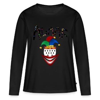 Karneval - Frauen Premium Bio Langarmshirt - Schwarz - Vorne - Julia (174cm)
