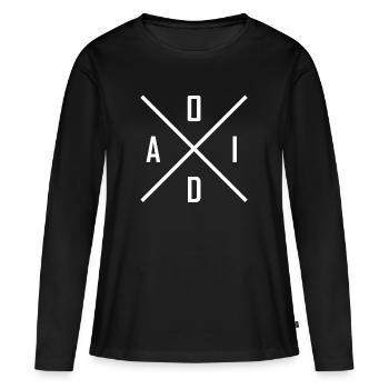 Oida - Bavarois, Bavière, Munich, Minga, cadeau - T-shirt manches longues Premium bio Femme - noir - Devant - Julia (174cm)