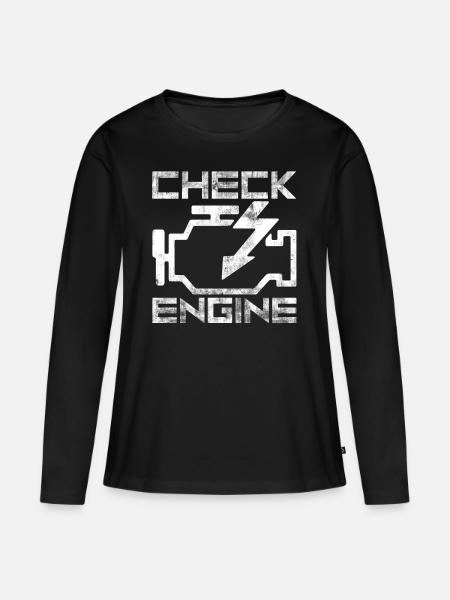 Motor - Frauen Premium Bio Langarmshirt - Schwarz