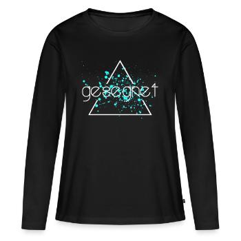 béni - T-shirt manches longues Premium bio Femme - noir - Devant - Julia (174cm)