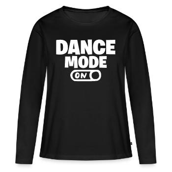 Danse de la piste de danse danse monstre danse école danseuse - T-shirt manches longues Premium bio Femme - noir - Devant - Julia (174cm)