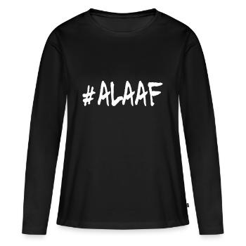 Alaaf - Frauen Premium Bio Langarmshirt - Schwarz - Vorne - Julia (174cm)